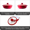 IMUSA USA 3.2Qt Red Ceramic Nonstick Caldero (Dutch Oven) with