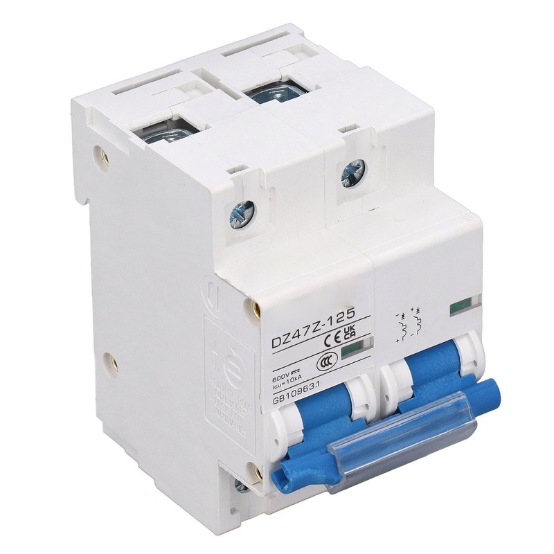 DC Miniature Circuit Breaker 2P 10KA High Current Isolation 600V