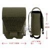 KRYDEX Tactical Handcuff Pouch Case Low Profile Cuff Carrier MOLLE