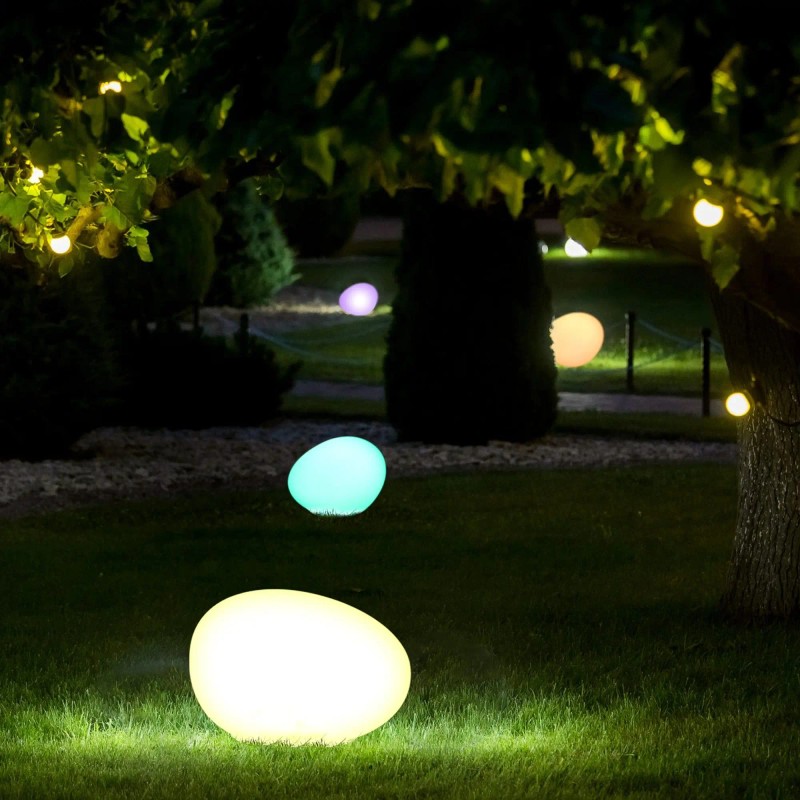 Cobblestone Garden LED Light Solar Powered ProductStyle: 2 pcs