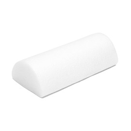 Healthy You Medium/Firm White PE Foam Roller (12" Half Round)