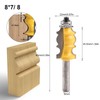 5pcs 8mm Shank Handrail Router Bit Cabinet Door Top Line