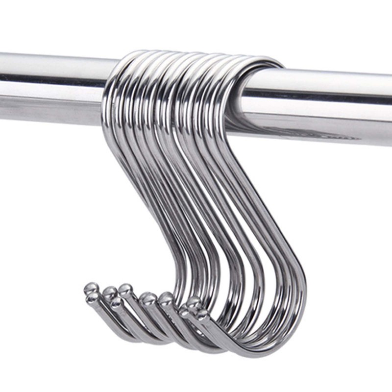 Yesmin 10 Pack in S Shaped Hooks Hanging Hooks Hangers