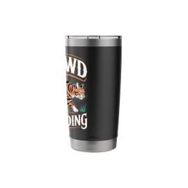 Oh Lawd He Treading Fat Cat Walking Cute Meme |- Stainless Steel Insulated Tumbler