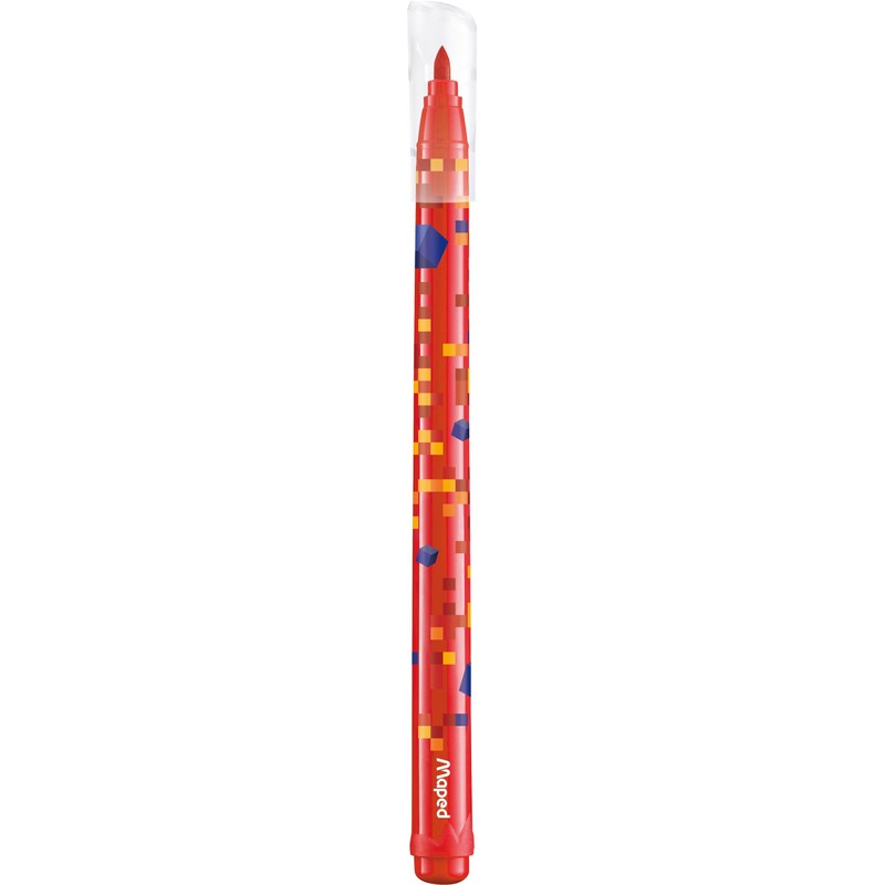 Maped - 24 Pixel Party Felt-Tip Pens - Coloured Felt