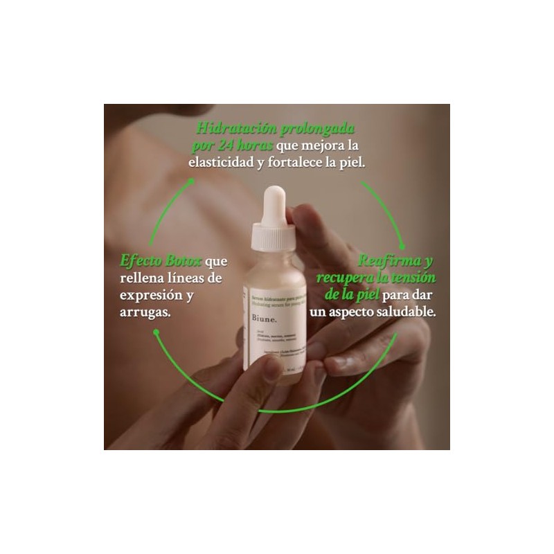 Serum Age-Prevention Reafirmante Con Ácido Hialurónico, Péptidos y Centella Asiática