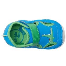 Stride Rite Baby Casual Sandal, Blue/Green, 4.5 US Unisex Infant