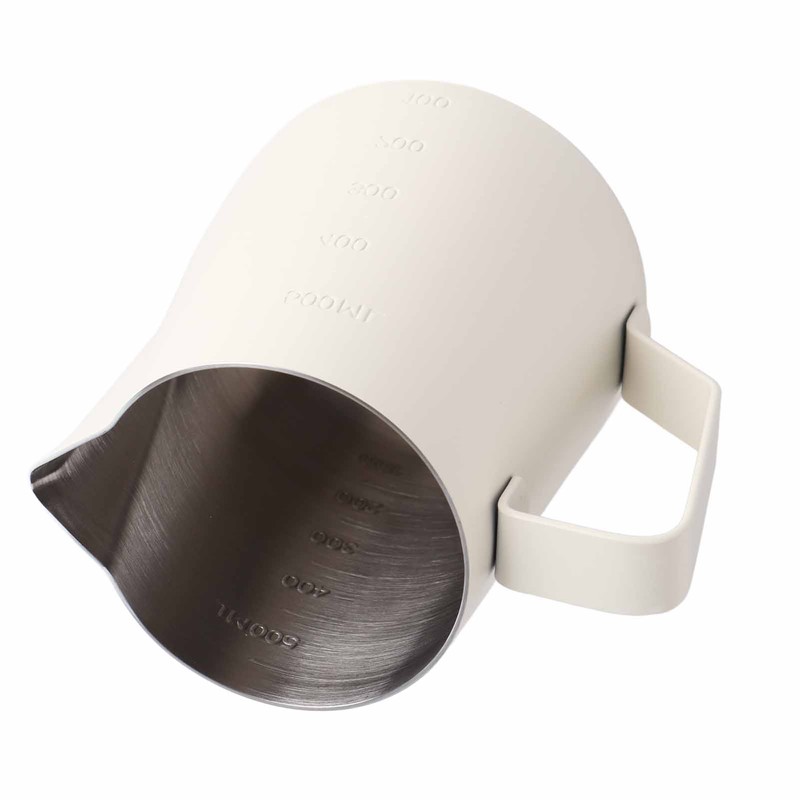 Stainless Steel Frothing Pitcher Milk Frothing Cup with Measurement Scales