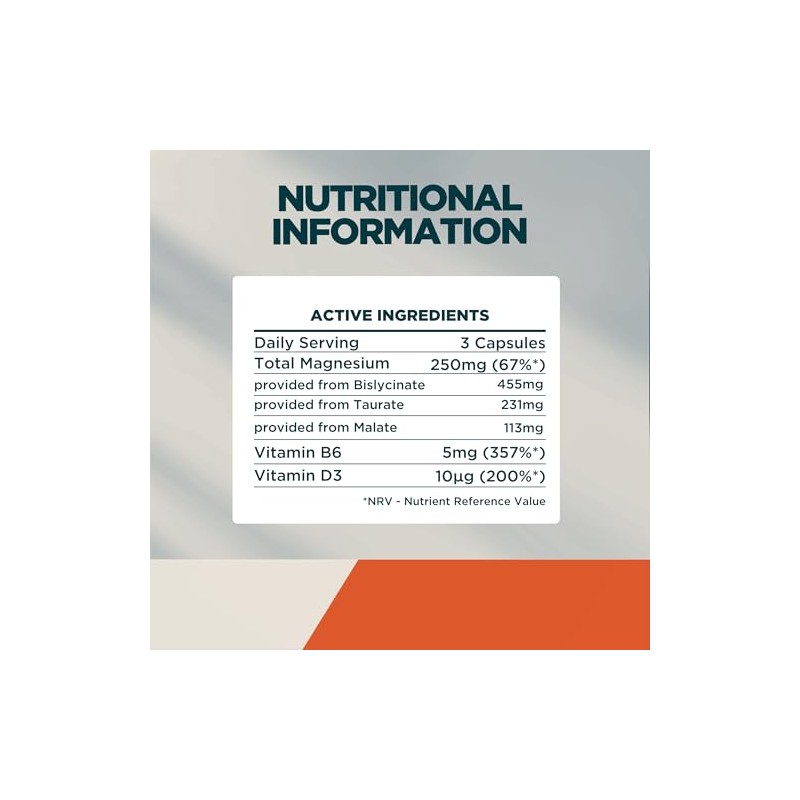 Myprotein Tri-Magnesium Capsules | 90 Capsules (30 Servings) Multi-Source Magnesium