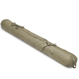 Beautissu Viento Draught Excluder 100 cm, Door Draught Stopper, Front Door, Cold Stopper for Doors and Windows, Draught Stopper with Carry Handle, Wind Excluder, Door Seal, 100 x 10 cm, Taupe