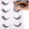 lashes Faux Mink 6D Dramatic Volume Strip False EyeLashes Fluffy