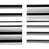 HVAC Premium 12'' w X 12'' h Extruded Aluminum Adjustable