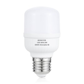 aooshine Q50 Dimmable LED Light Bulb - 3000K Warm White LED Light Bulb, Standard E26 Base, 1 Pack, 650 Lumens, 120Volts 6Watts Lighting Bulbs for Lamp, 680 LUMENS