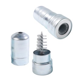 SCUARI 2PCS Battery Terminal Cleaner,Car Accessories Metal Vehicle Battery Post Cleaner Bristle Tool,Battery Terminal Cleaning Brush for Cleaning Top/Side Post and Terminal Connector,Fit for Car,SUV