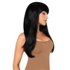 Leg Avenue Bangin' Long Straight Wig, Black