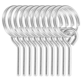 UKCOCO 10Pcs Camping Tent Connect Pins: Aluminum Alloy Tent Rope Connect Pins Portable Rope Ring for Outdoor Camping Travel Hiking Fishing