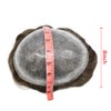 Toupee for Men Hairpiece Full Injected Poly Skin Hair System