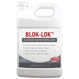 Rain Guard Water Sealers Water Sealers CR-0201 Blok-Lok Ready to USE Sealer Covering Up to 150 Sq. Ft. 1 Gallon Clear Penetrating Sealer Silane & Siloxane Professional Grade