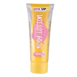 Pink Up | Body Lotion textura Ice Cream | Hidratación dual (gel + crema) | Aroma duradero | Crema corporal | Body lotion | 200 ml | Aroma Tropical Beach | Modelo PKSK29
