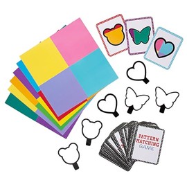 Fun Express Cardstock Pattern Matching Educational Activity – 60 Pieces