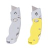 2 Pcs Folding Utility Knife Aluminum Alloy Industrial Grade Outdoor