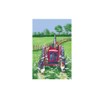 Tractor Linen Tea Towel