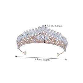 VICASKY Elegant Wedding Crown Headband Unique Baroque Design Bridal Tiara for Women Wedding Accessories for Birthday and Special Occasions Fine Detail and Fashionable Style
