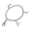 Cape Cod Jewelry-CCJ Maine Vacationland Chain Charm Bracelet - Adjustable