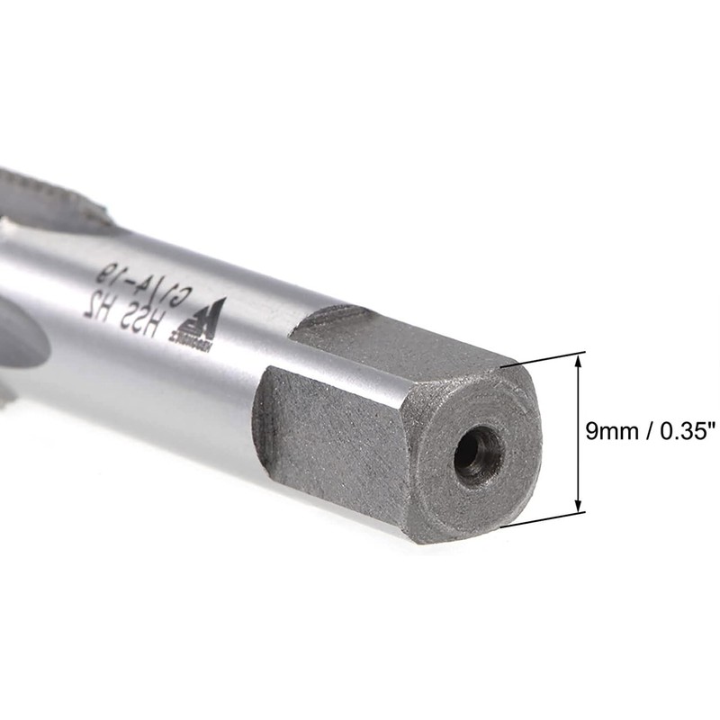 MACHSWON Pipe Thread Tap for Cleaning or Re-Thread Damaged or