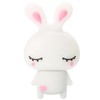 3.0 White Bunny Rabbit 64GB USB External Hard Drive Flash