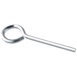 iuniq 10 Pcs 1/8 inch Standard Hex Dogging Key with Full Loop, Solid Metal for Push Bar Door Panic Bars, Security Door