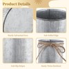 16 PCS Galvanized Flower Vases, 4.33in Rustic Galvanized Iron Vase