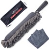 TAKAVU Car Duster Interior - Double-Sided Microfiber with Comfort Handle