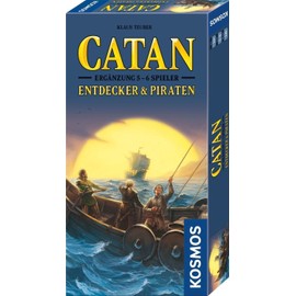 KOSMOS 682767 Catan Explorer and Pirate Supplement for 5-6 People, Supplement to the Expansion "Explorers & Pirates", from 12 Years for 2-6 People, Settlers of Catan