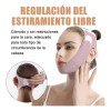 Mentonera Faja Forma V Oferta Reduce Arruga Papada Cachete Púrpura