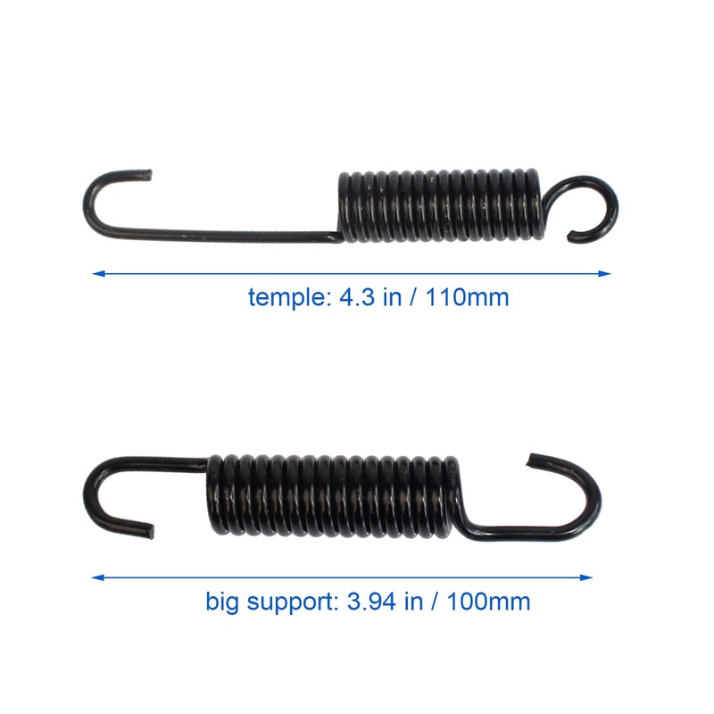 Minho 2Pcs Universal Motorcycle Kickstand Spring Set Dirt Bike Side