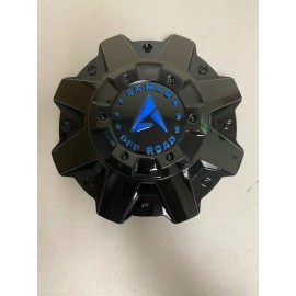 Armed Off Road C-051  C-051-5 Gloss Black w/ Blue Star Wheel Center Cap