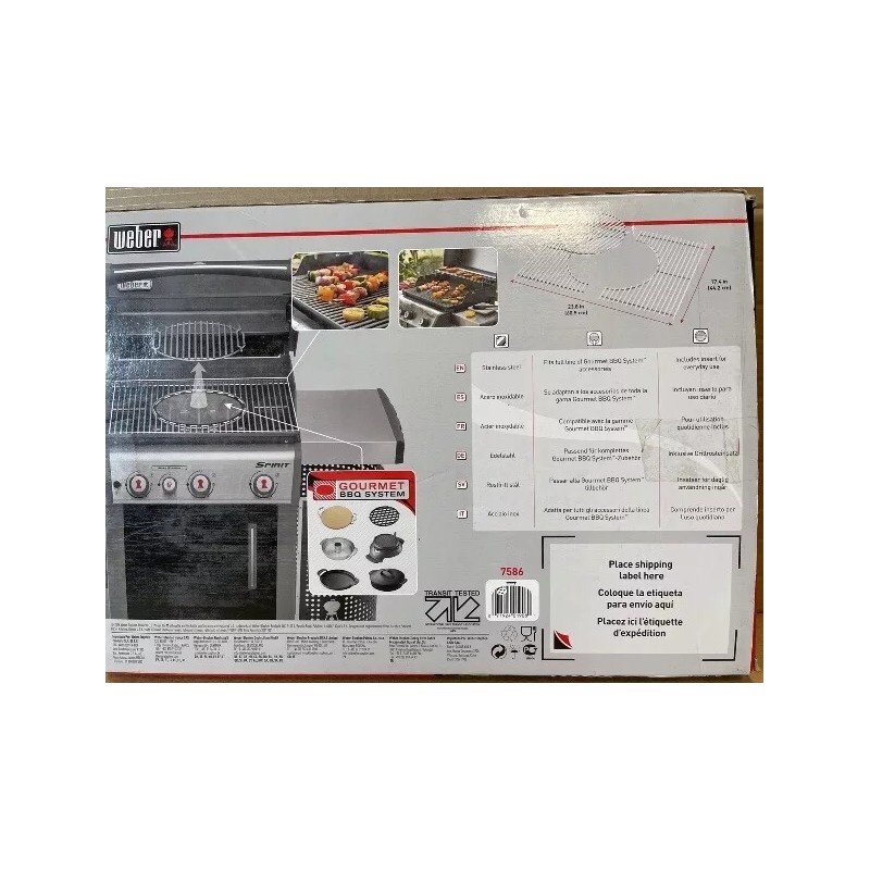 Weber Spirit 300 Series Stainless Steel Grates 7586 Gourmet BBQ