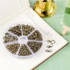 Mr. Pen- Open Jump Rings, Bronze, 1014 Pcs, 6 Sizes