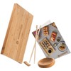 Reishunger Bamboo Sushi Serving Set, 4 Pieces
