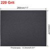 Utoolmart 220 Grits Sanding Sheets Wet Dry Silicon Carbide Sandpaper