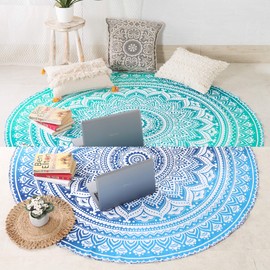 DIY Populaire KP858 Hippie Mandala Tapestry, Tenture Wall Mural Boho Style, Ombre Tapestry