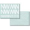 ShellScale Decals O109 Norfolk and Western NW Locomotive DECALS -