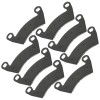 Caltric Front Rear Brake Pads for Polaris Ranger Crew 700