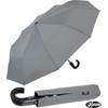 iX-brella Men's Pocket Umbrella Open-Close Automatic Round Hook Handle, Carbon