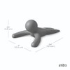 Umbra Buddy - Tope de puerta, resistente y flexible, acabado