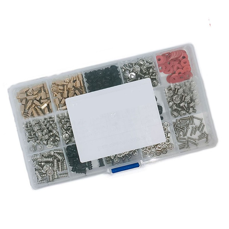 502PCS Computer Screw Assortment Set Carbon Steel Standoff Washer Kit