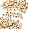 XYSMZM - 400 azulejos de madera para letras, azulejos de