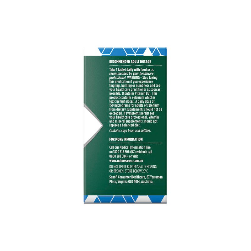 Nature's Own Bodyfuel Mens Multivitamin 60 Tablets