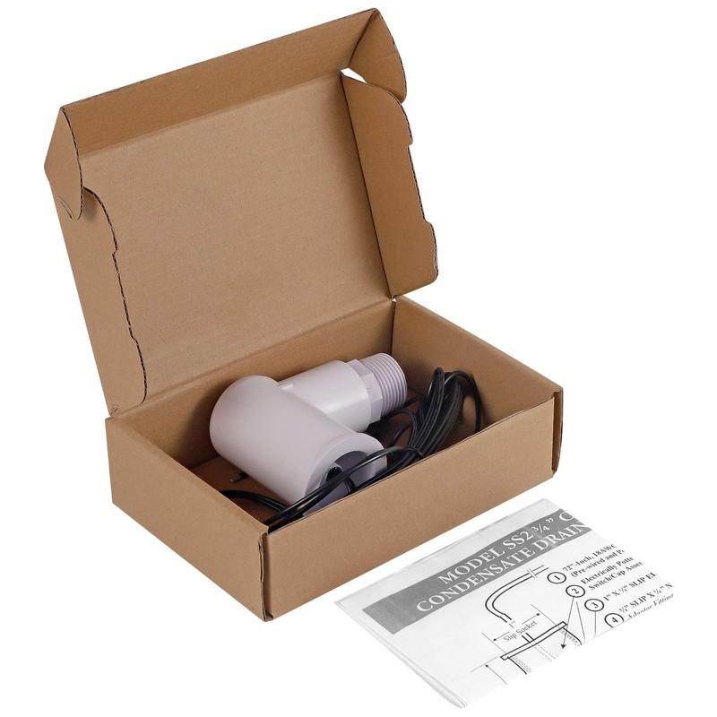 SS2 Float Switch L Shape Safe-T-Switch for HVAC Drain Pan